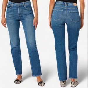Paige Stella Seamed Beltloops High Rise Straight Leg Jeans in Roadhouse size 29